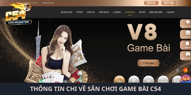 Thông tin chi về sân chơi game bài C54