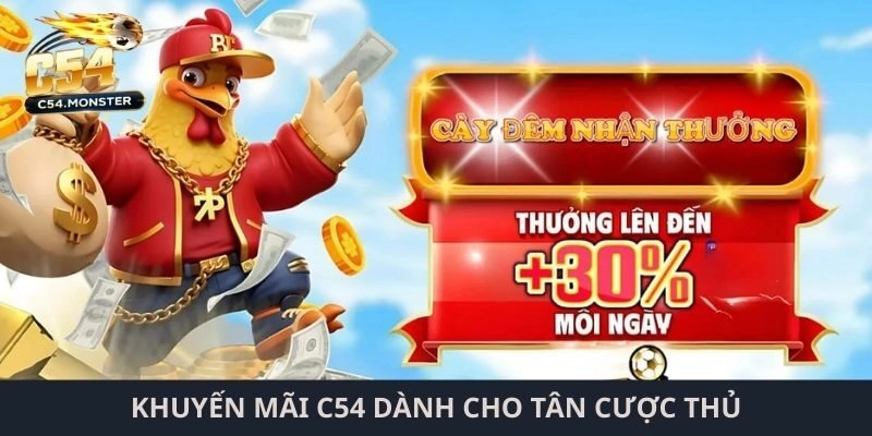 Khuyến mãi C54 dành cho tân cược thủ
